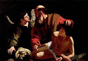 300px-Sacrifice_of_Isaac-Caravaggio_(c._1603)